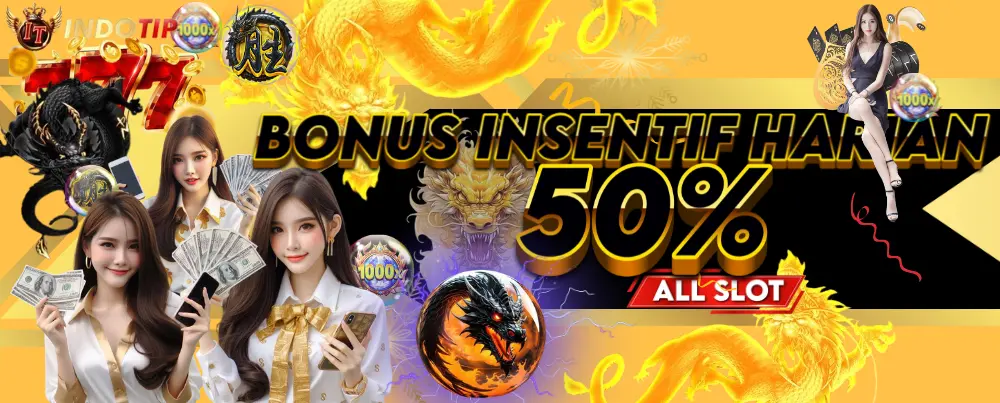 BONUS INTENSIF HARIAN 50%